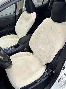 Авто чехол з натуральної овчини 1262 фото